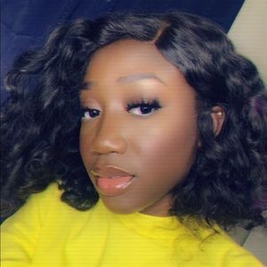 12” Brazilian deep wave closure wig